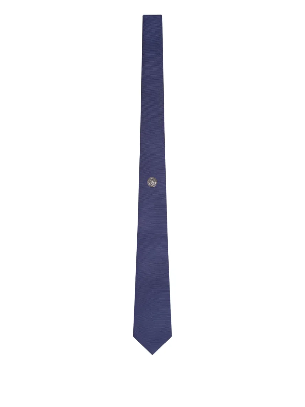Versace cravate en soie à motif Medusa brodé | bleu | Image 1