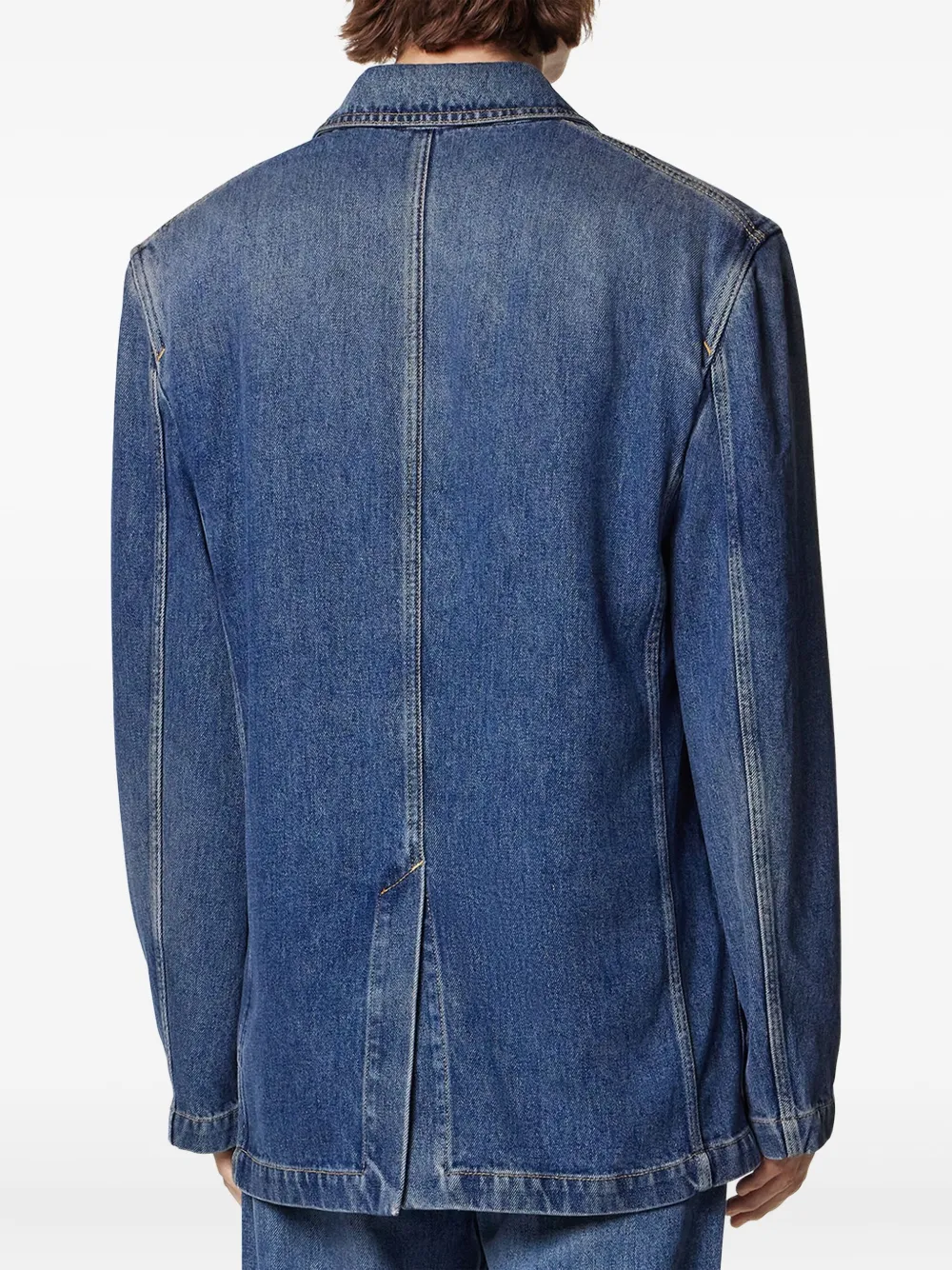 Versace Medusa Biggie denim jack Blauw