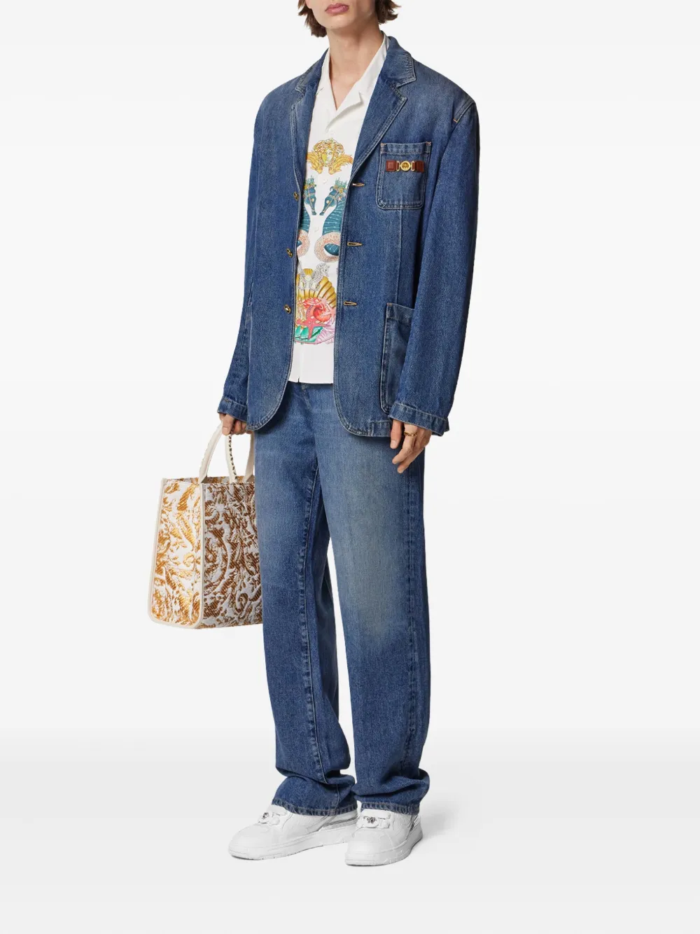 Versace Medusa Biggie denim jacket | Blazers | Image 2
