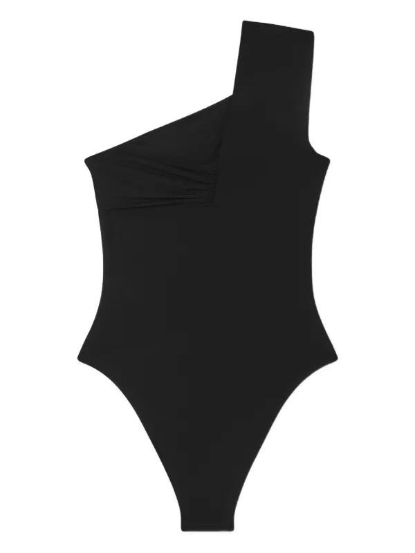 Versace セーフティピン ワンピース水着 | ブラック | FARFETCH JP
