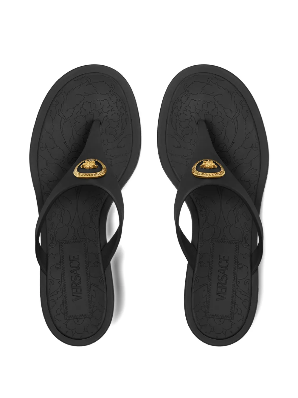 Shop Versace 55mm Alia Mules
