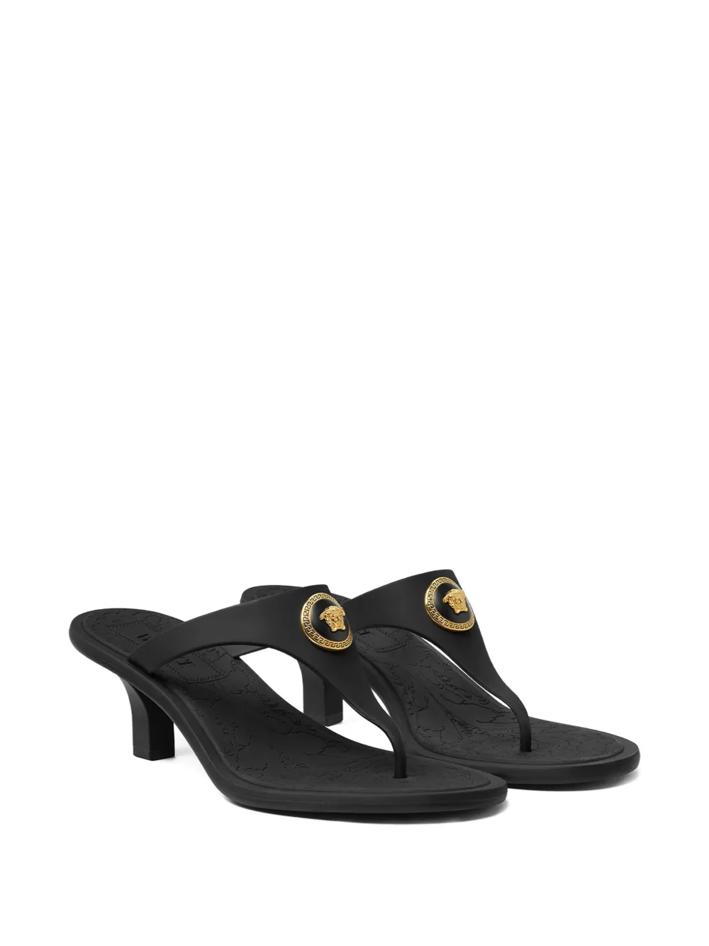Shop Versace 55mm Alia Mules