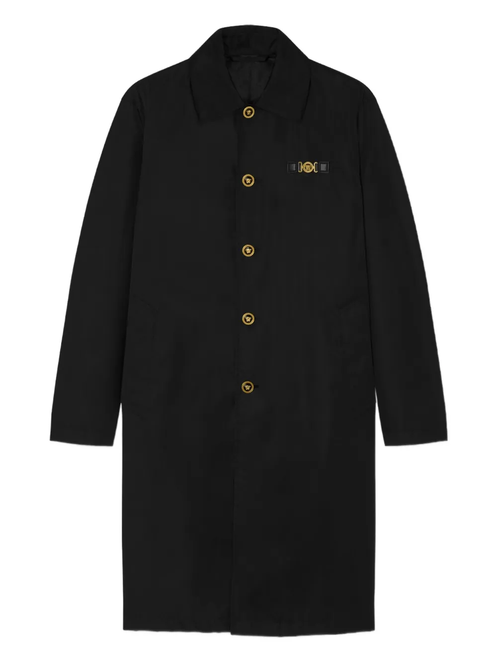 Versace Medusa '95 trenchcoat Zwart