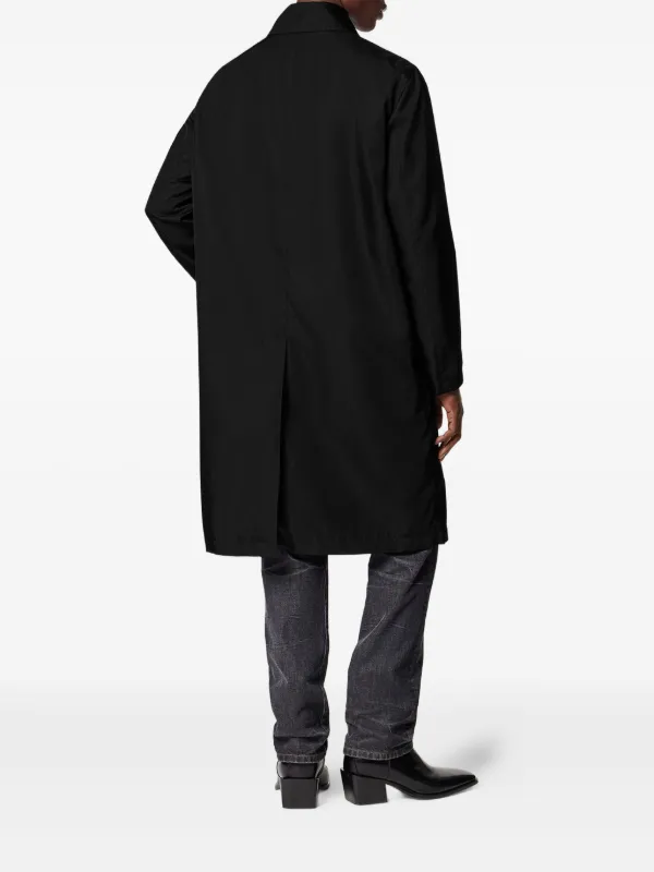 Versace Nylon Trench Coat | Black | FARFETCH