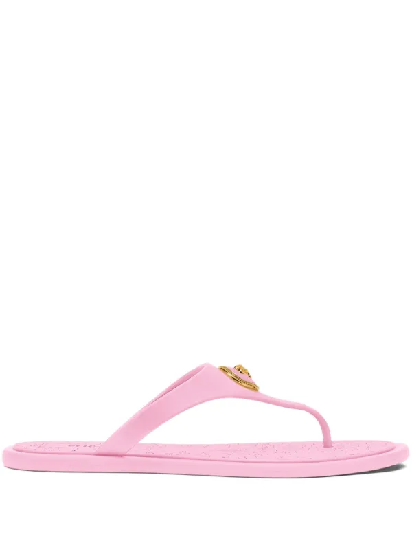【関税&送料込】Versace Sandalo Infradito Alia Versace Alia Flat Sandals | Orange | FARFETCH