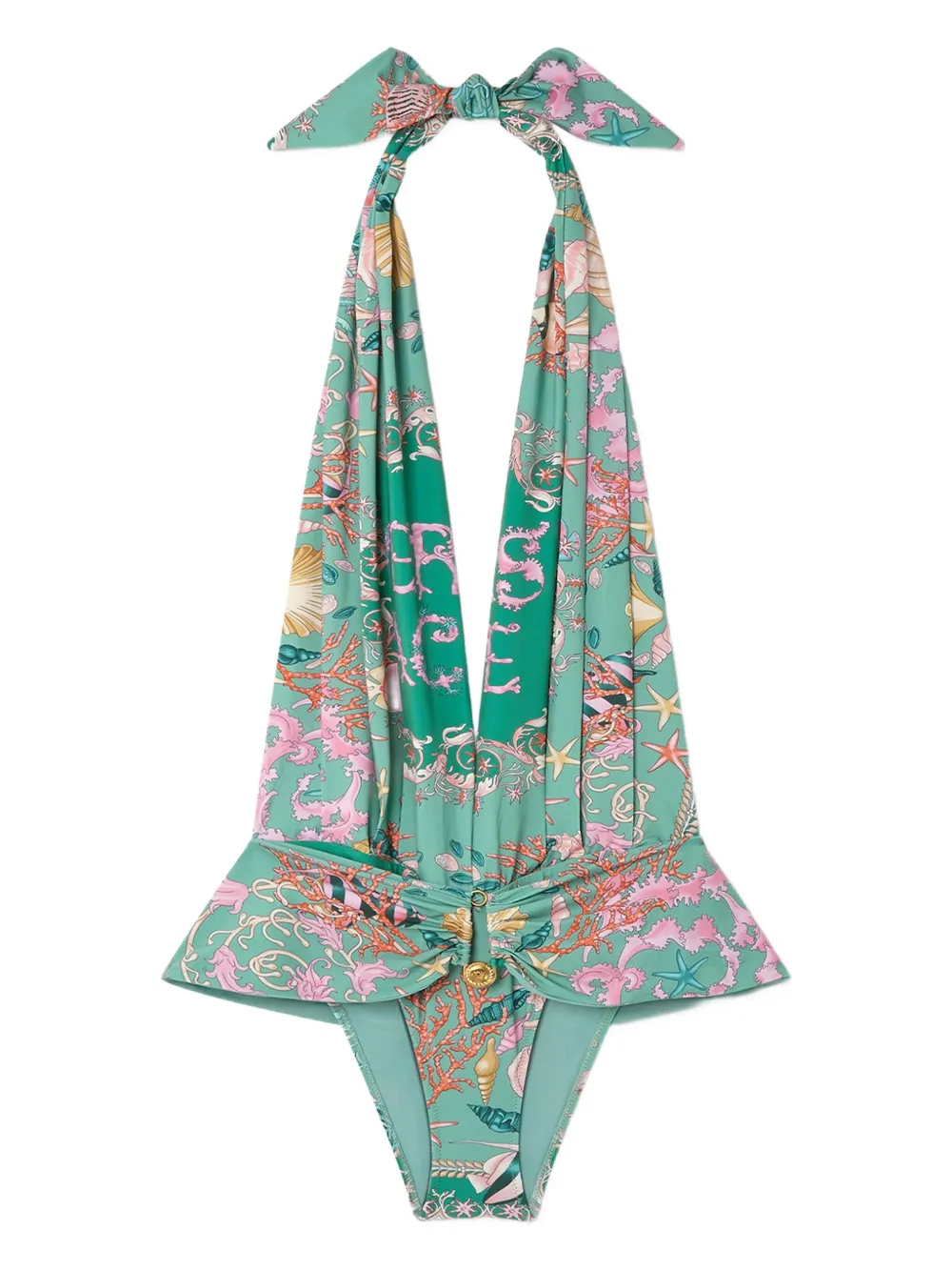 Versace maillot de bain Underwater Barocco | vert | Image 1