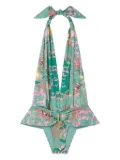 Versace Underwater Barocco swimsuit - Green
