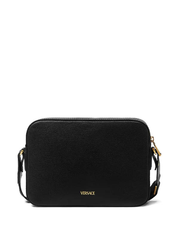 VERSACE ショルダーバッグメドゥーサビギースモールメッセンジャーバッグ Versace メドゥーサ ビギー メッセンジャーバッグ | ブラック