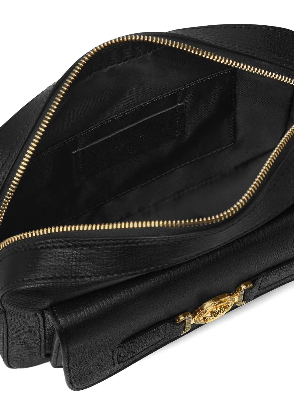 Versace Messengertas met Medusa-plakkaat Zwart