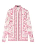 Versace Underwater Barocco-print shirt - Pink