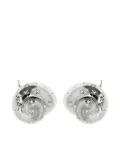 Versace crystal-embellished earrings - Silver