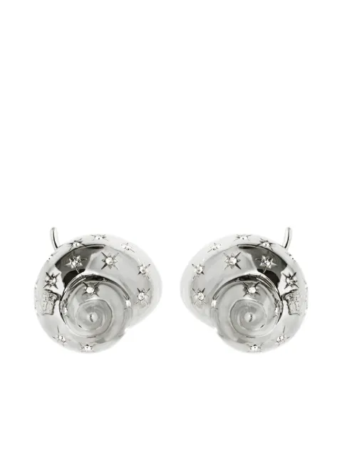 Versace crystal-embellished earrings