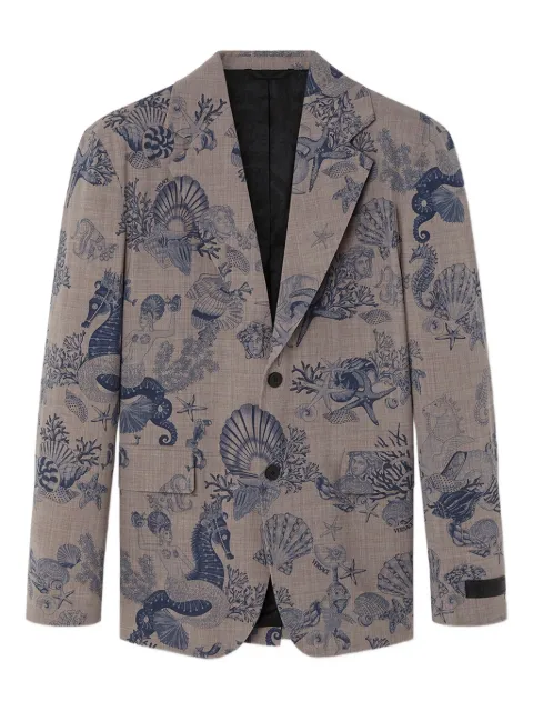 Versace Coral Theatre single-breasted wool blazer