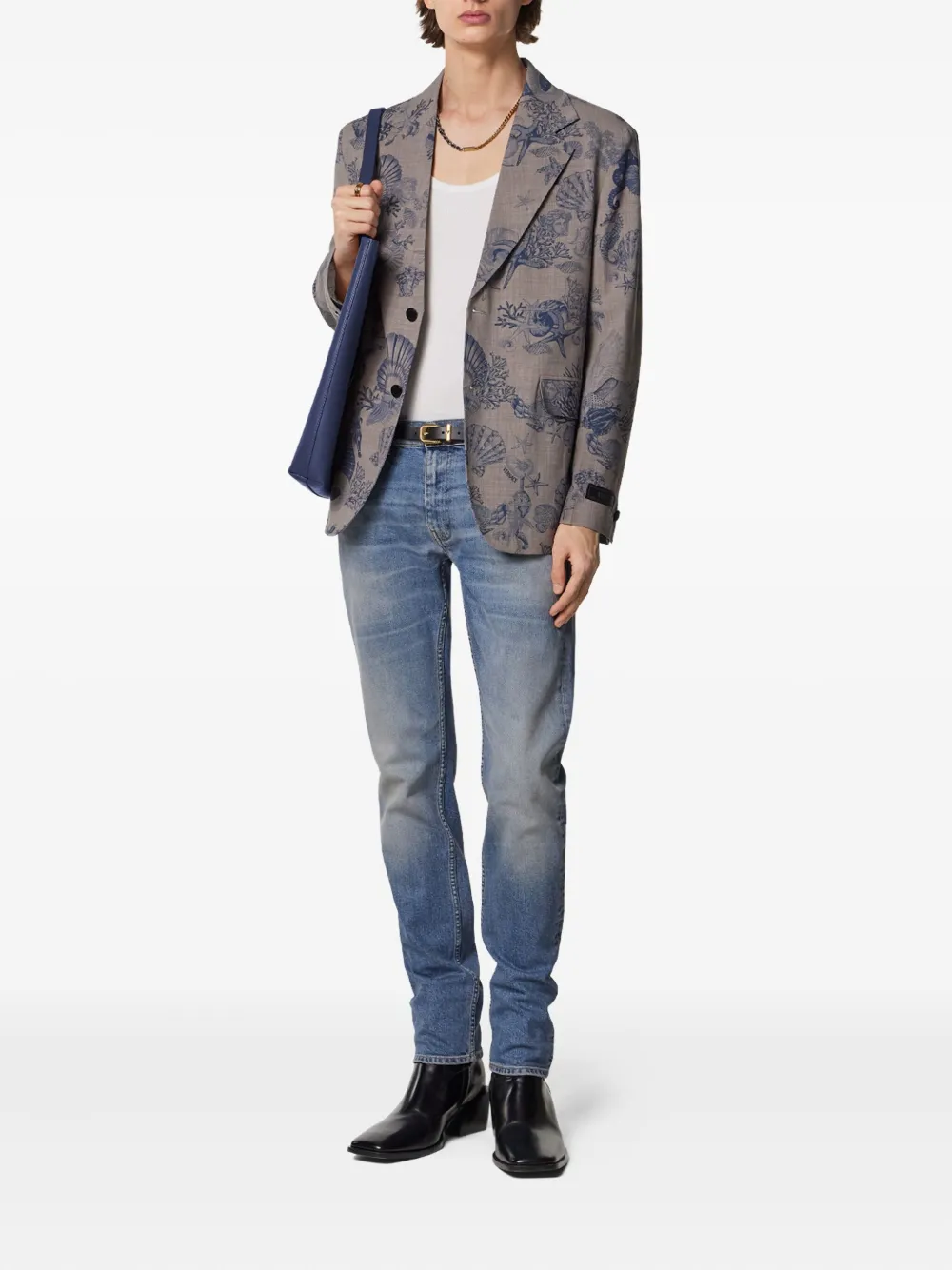 Versace Coral Theatre single-breasted wool blazer | Blazers | Image 2