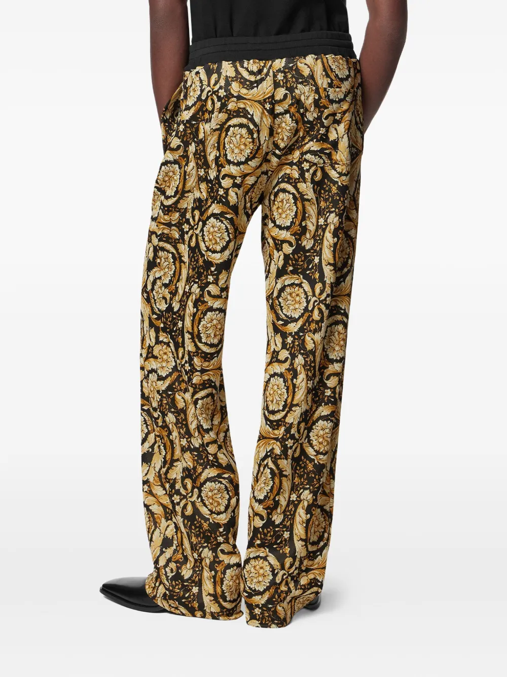 Versace Barocco trainingsbroek met jacquard Goud