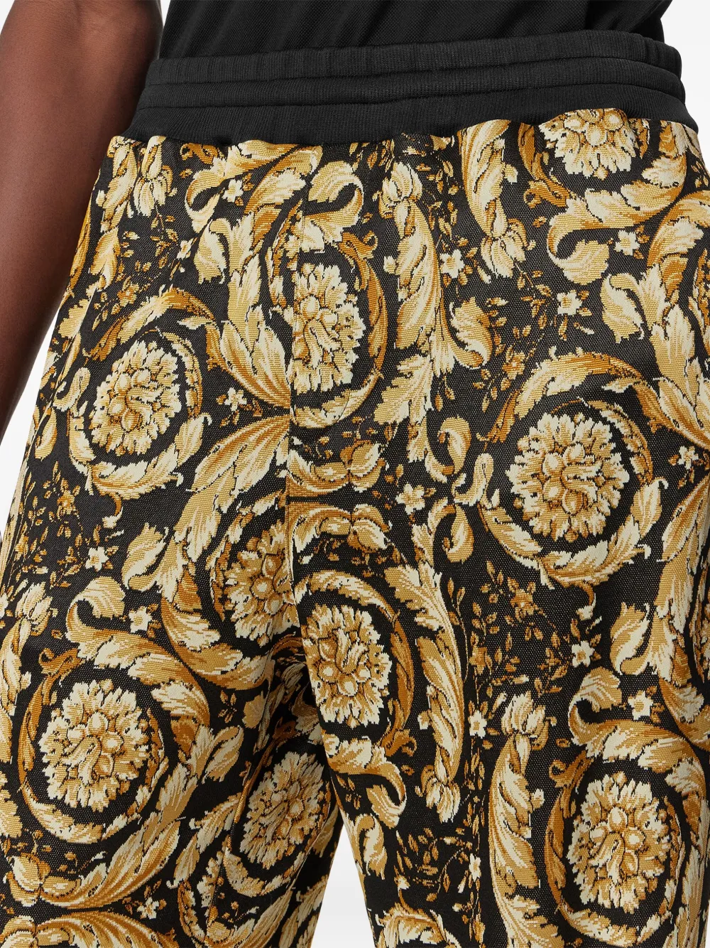 Versace Barocco trainingsbroek met jacquard Goud