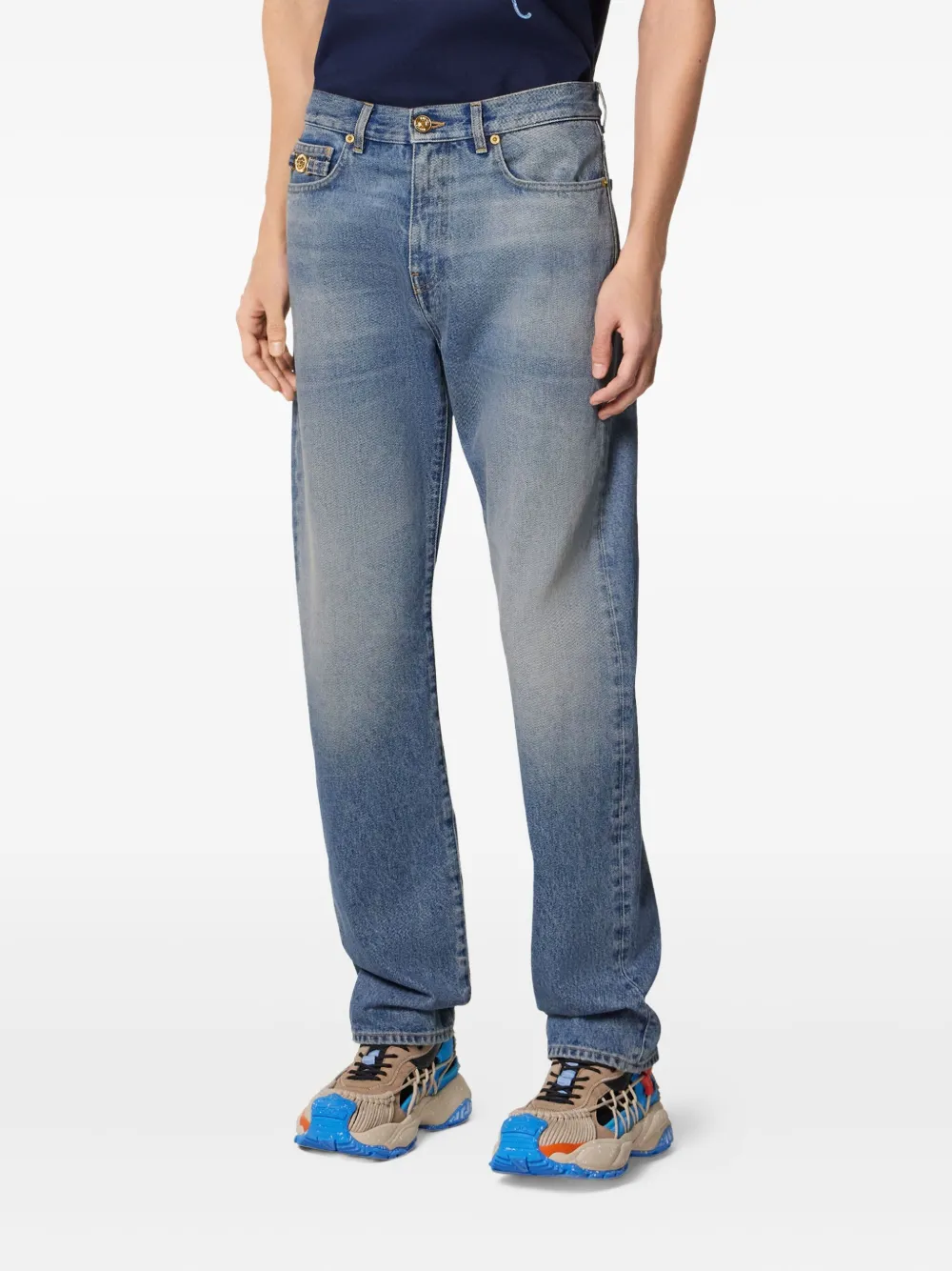 Versace Medusa Biggie jeans Blauw