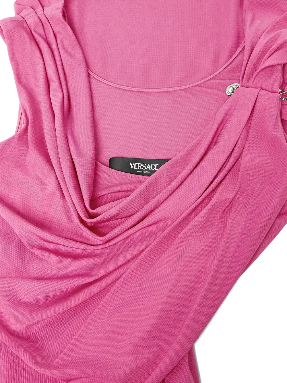 Versace Avondjurk met veiligheidsspeld Roze