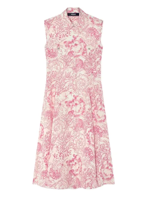 Versace Mini Underwater Barocco Hemdkleid