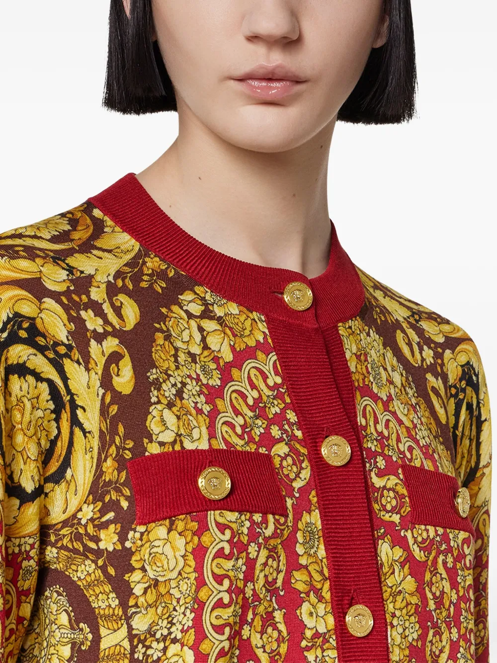 Versace Barocco vest Rood