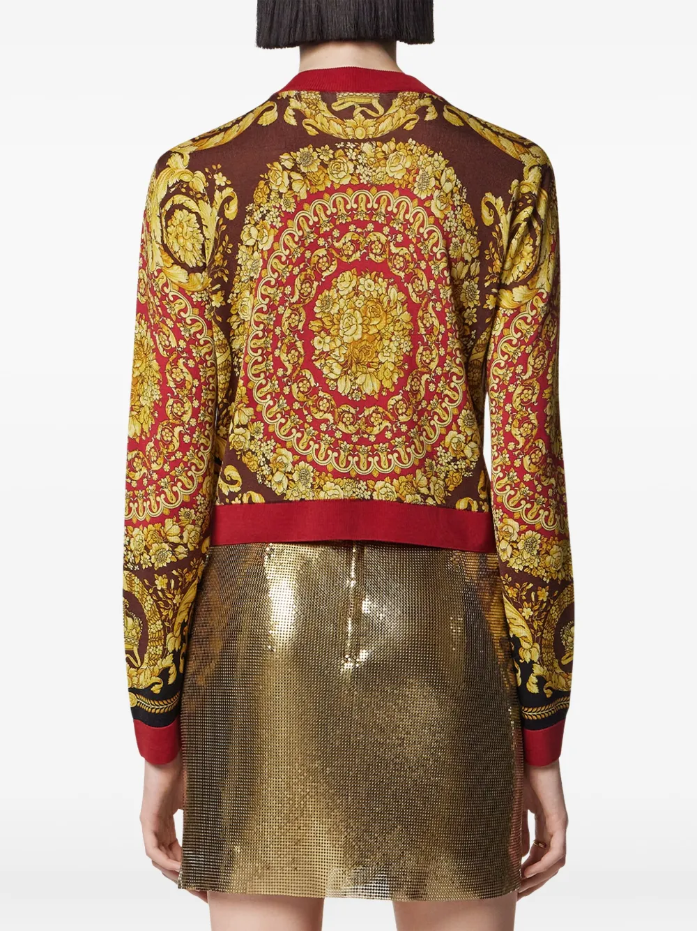 Versace Barocco vest Rood