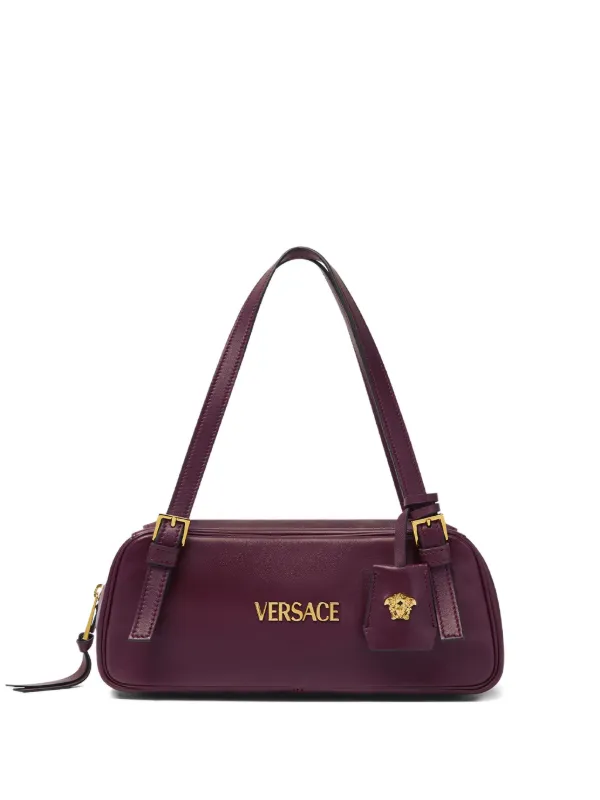 Versace ヴェルサーチェ タグ ショルダーバッグ | レッド | FARFETCH JP