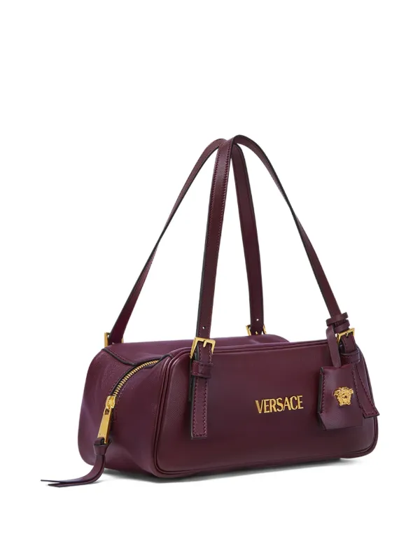 Versace ヴェルサーチェ タグ ショルダーバッグ | レッド | FARFETCH JP