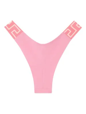 水着・ビーチグッズその他 VERSACE Versace Treasure bikini top Pink 10014061A12919 Versace Treasure Bikini Top Print | VERSACE US