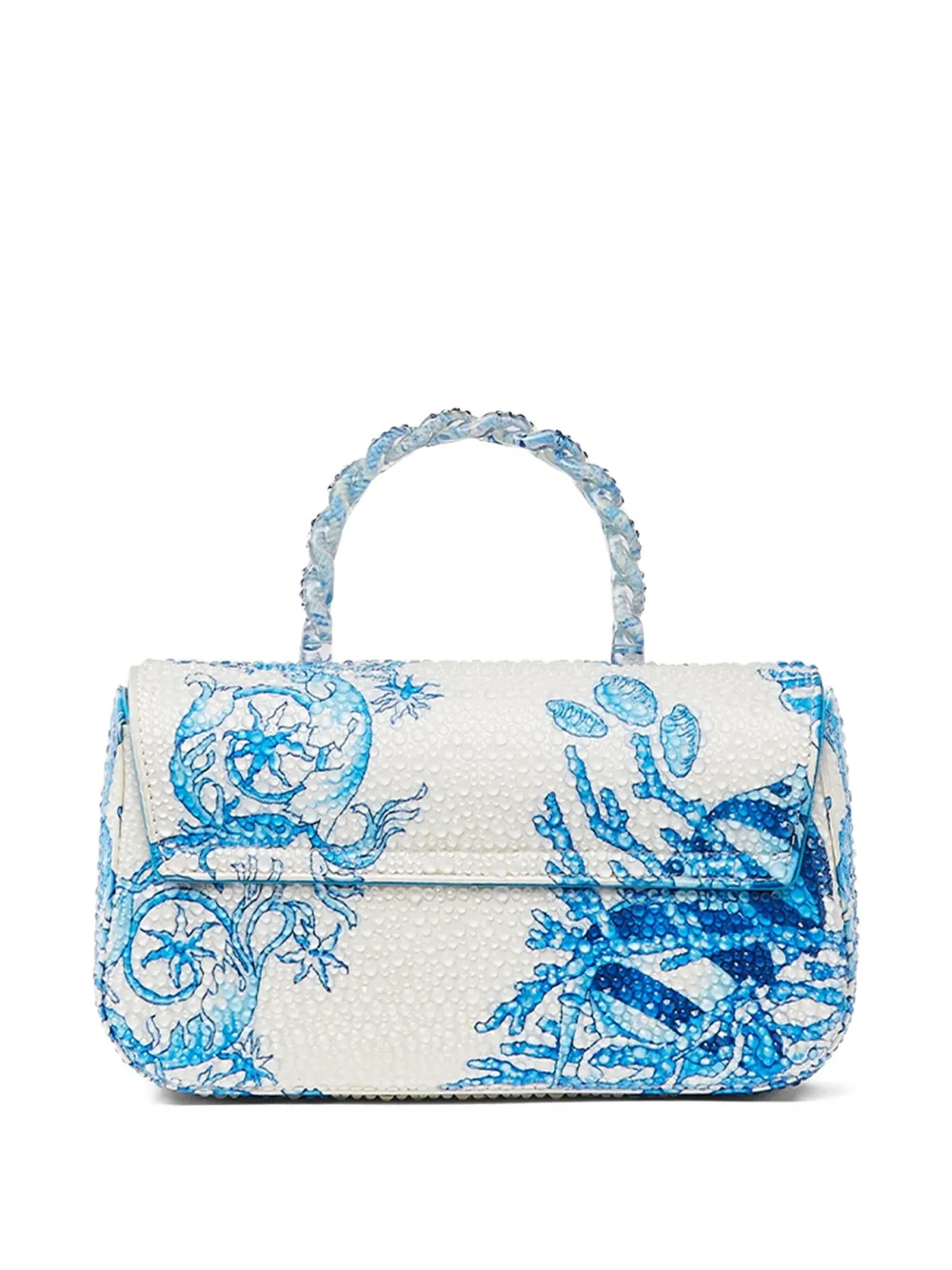 Versace Underwater Barocco La Medusa mini-tas Blauw