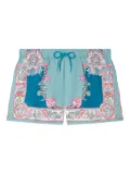 Versace Coral Theatre swim shorts - Blue