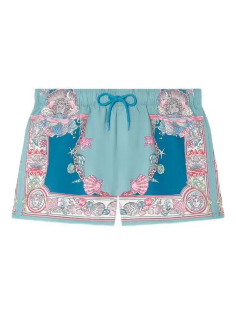 Versace shorts de playa Coral Theater