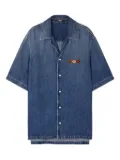 Versace Medusa Biggie denim shirt - Blue