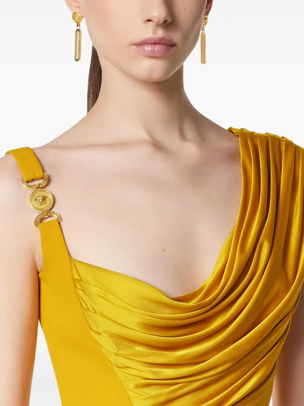 Versace Medusa '95 Dress | Yellow | FARFETCH JO