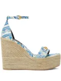 Versace 120mm Medusa '95 espadrilles - Blue