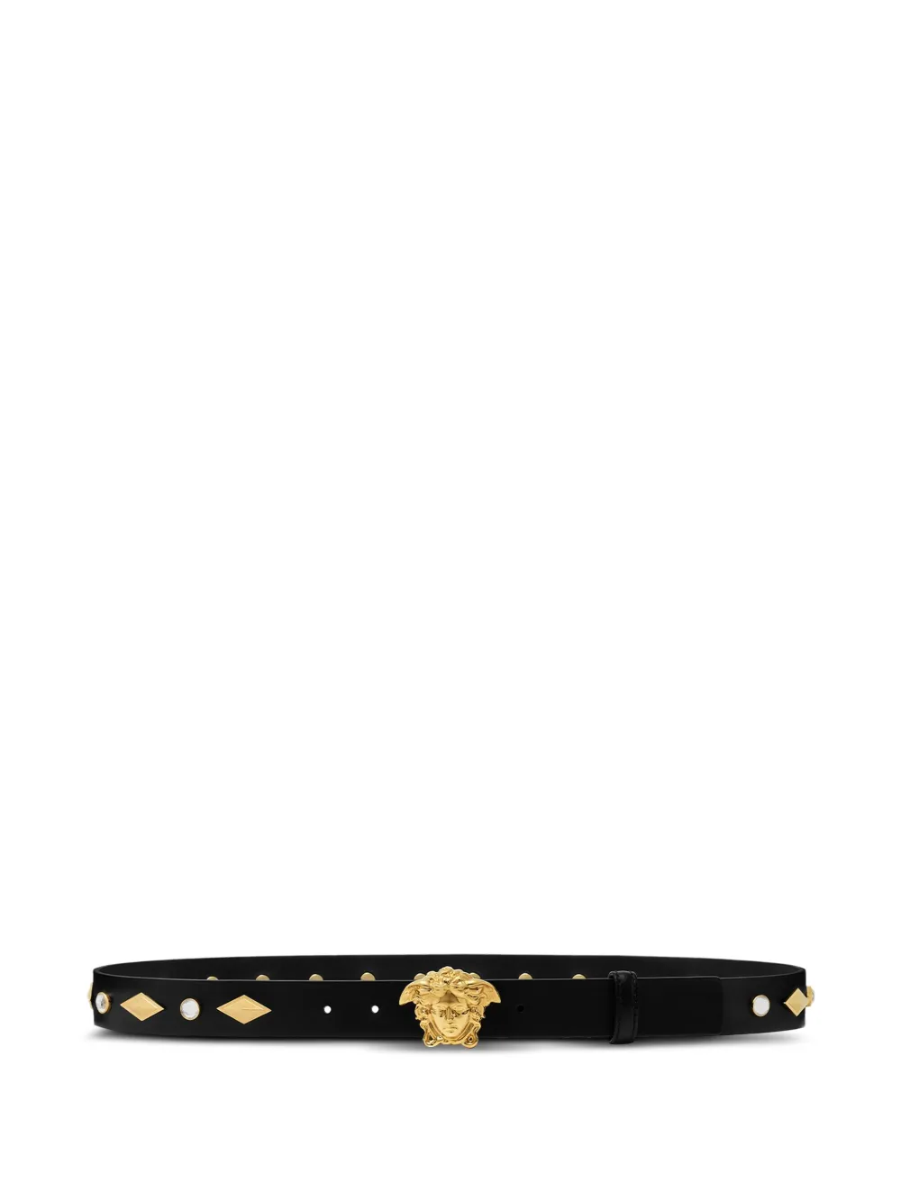 Versace Riem met Medusa-gesp Zwart