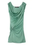 Versace draped mini dress - Green