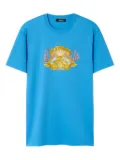 Versace Crystal Dive In Crest T-Shirt - Blue