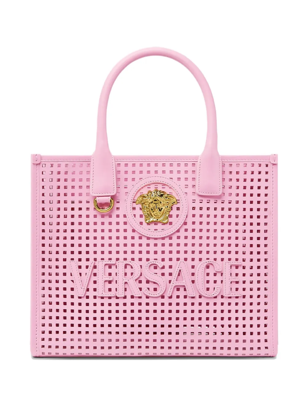 Versace Small La Medusa Laser-cut Tote Bag