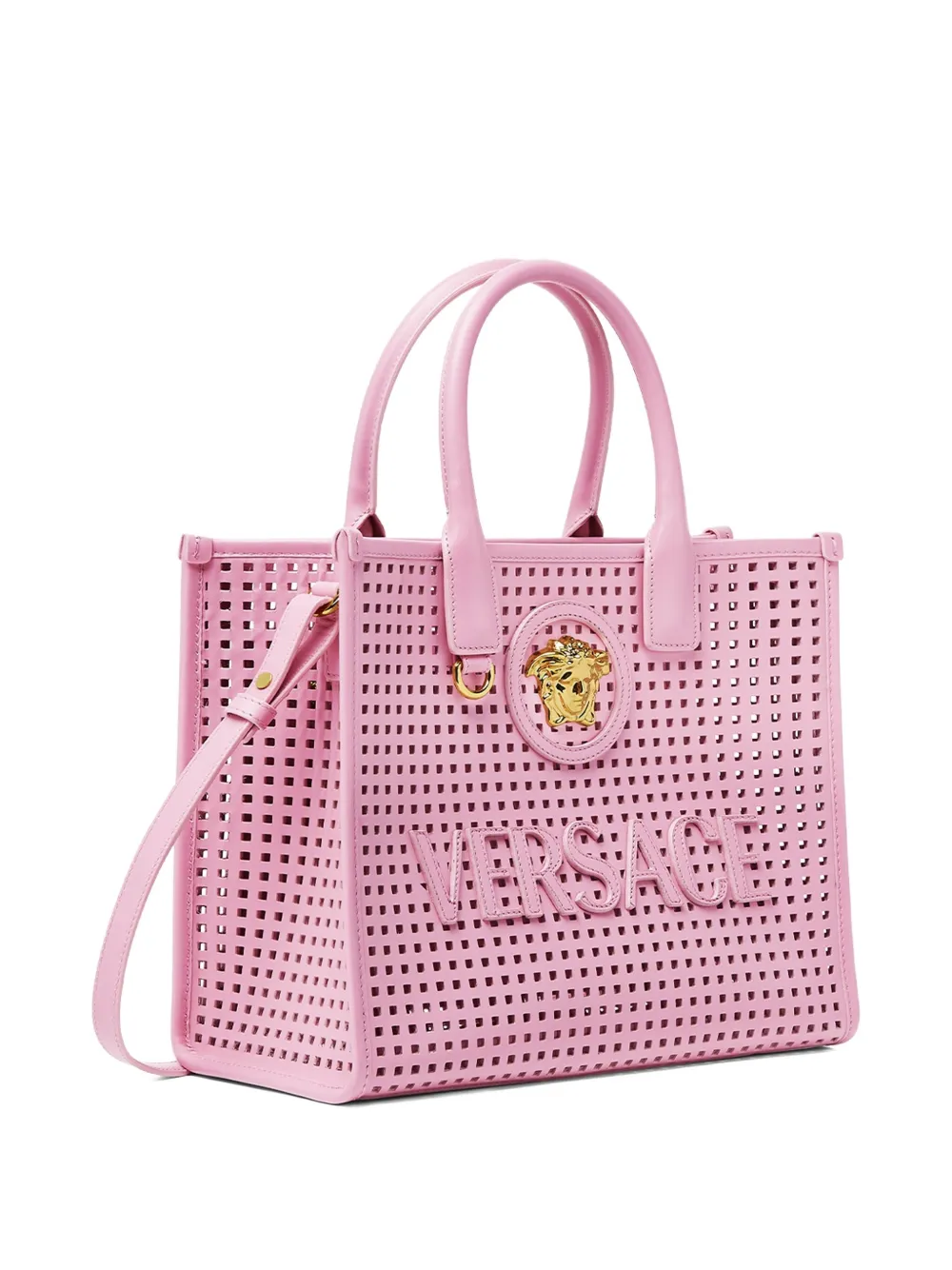 Versace La Medusa kleine uitgesneden shopper Roze