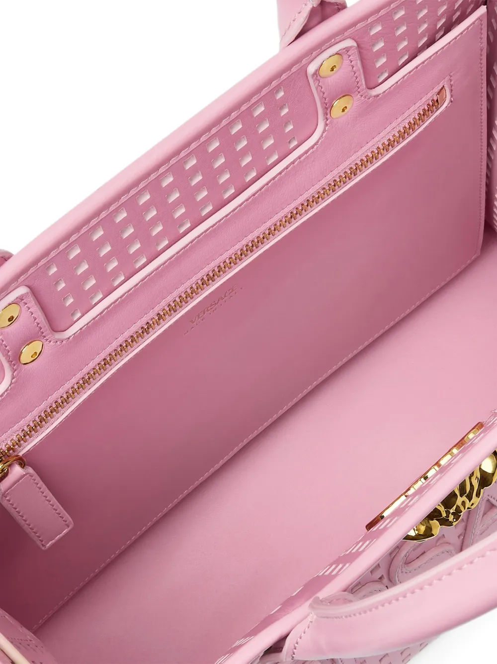 Versace La Medusa kleine uitgesneden shopper Roze