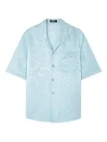 Versace Barocco jacquard shirt - Blue