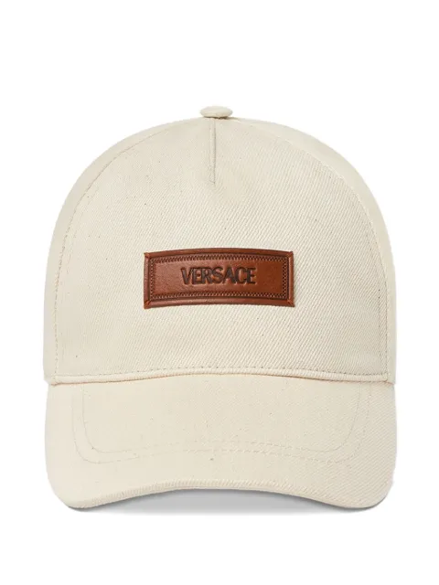 Versace contrasting-patch baseball cap