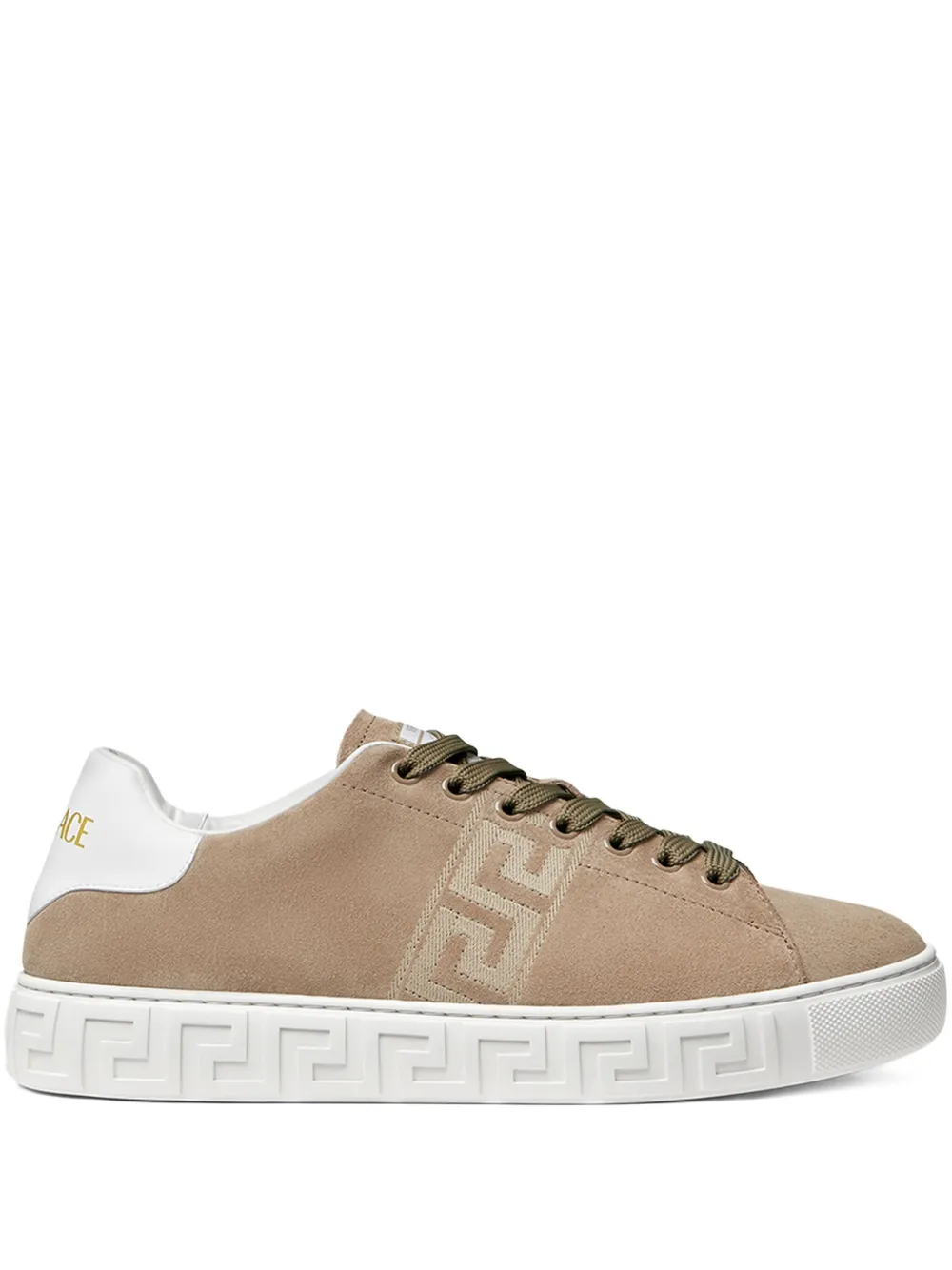 Versace Greca Suede Sneakers