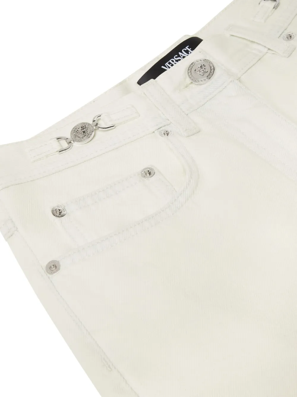 Versace Katoenen jeans Wit