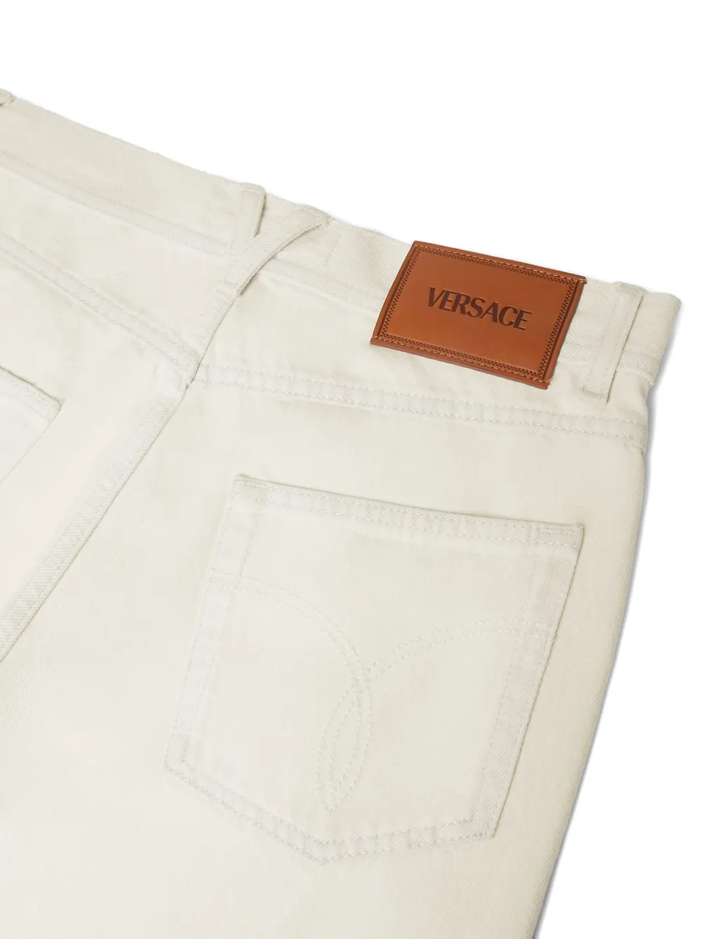 Versace Katoenen jeans Wit