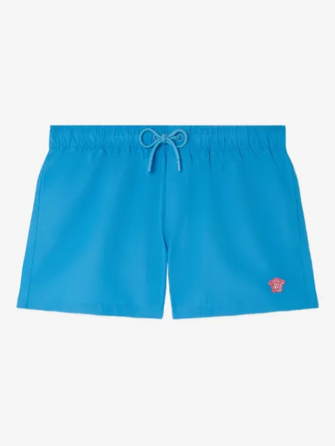 Versace shorts de playa con bordado Medusa