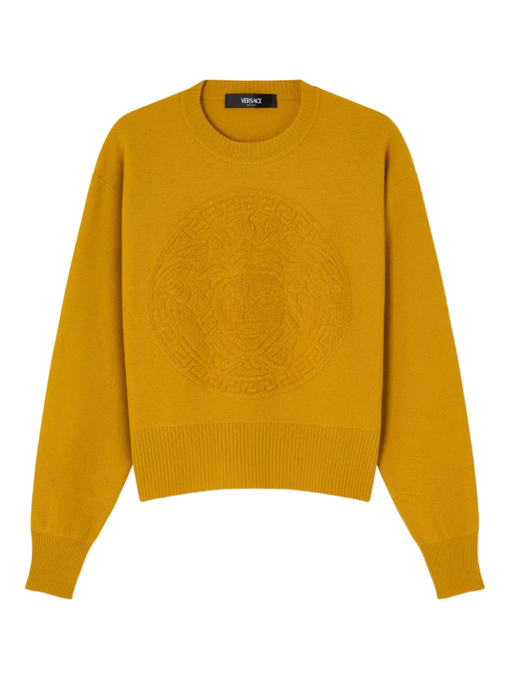 Versace Medusa trui Geel