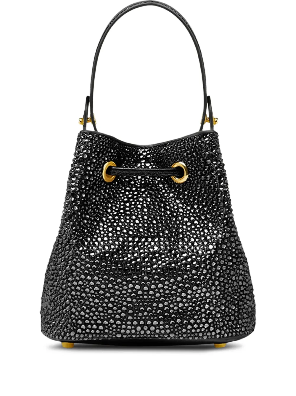 Versace La Medusa mini-tas verfraaid met kristallen Zwart