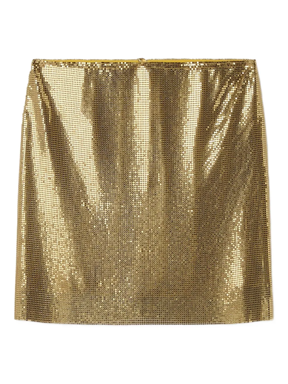 Versace Mini-rok met pailletten Goud