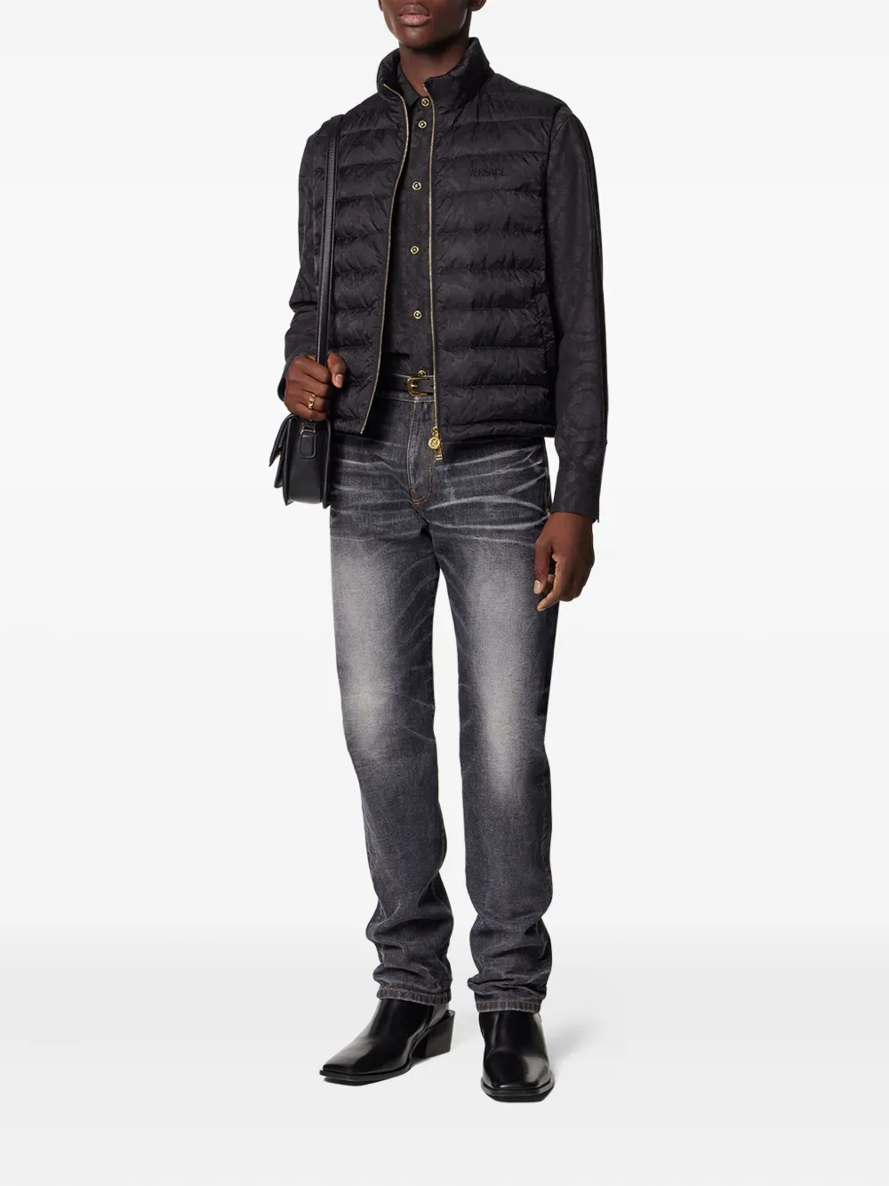 Versace Barocco overhemd - Zwart